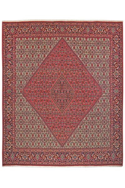  Bidjar Rug 249X301 Persian Wool Dark Red/Brown Large