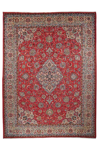  Sarouk Rug 275X368 Persian Wool Dark Red/Brown Large