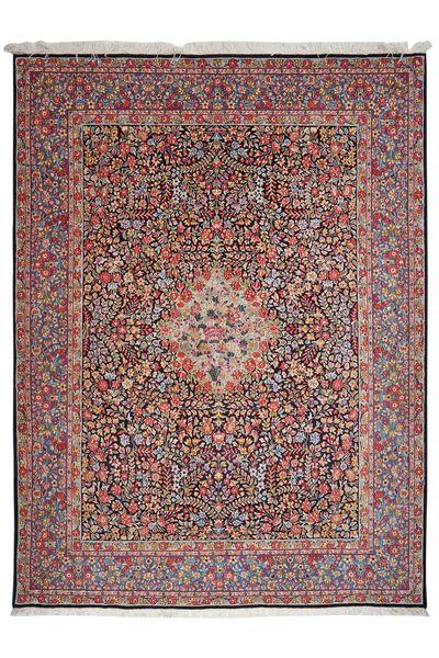  Persischer Kerman Teppich 179X235 Dunkelrot/Braun (Wolle, Persien/Iran)