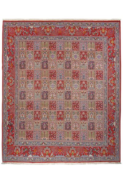 Alfombra Persa Moud 242X297 Rojo Oscuro/Rojo (Lana, Persia/Irán)