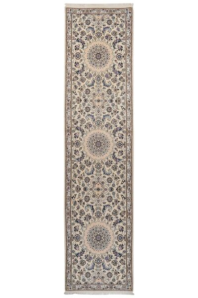 84X345 Nain 9La Teppich Orientalischer Läufer Braun/Beige (Wolle, Persien/Iran)