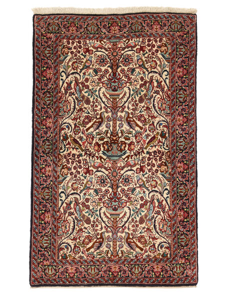 89X149 Bidjar Matta Orientalisk Mörkröd/Svart (Ull, Persien/Iran) Carpetvista