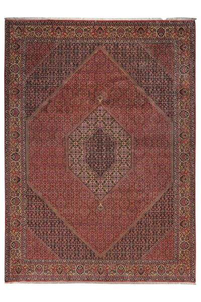 Alfombra Oriental Bidjar Con De Seda 258X362 Rojo Oscuro/Marrón Grande (Lana, Persia/Irán)