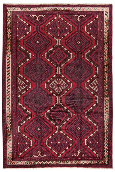 Alfombra Lori 226X333 Negro/Rojo Oscuro (Lana, Persia/Irán)