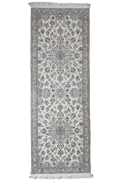  Persian Nain 9La Rug 71X200 Runner
 Grey/Dark Grey (Wool, Persia/Iran)