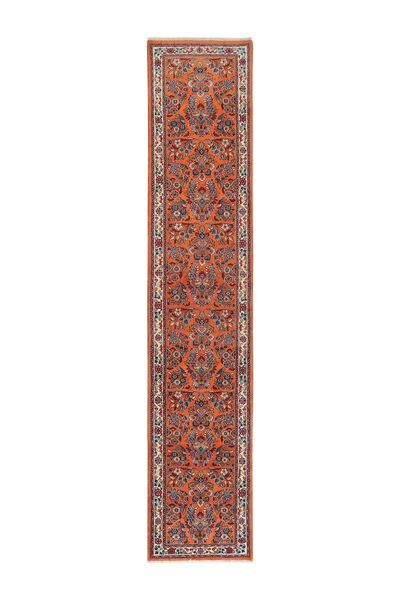  79X392 Sarouk Covor Traverse Hol Dark Red/Maro Persia/Iran
