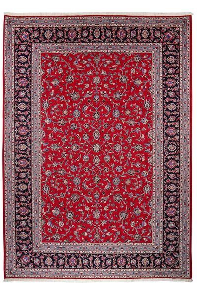  Oriental Keshan Rug 246X354 Dark Red/Black Wool, Persia/Iran