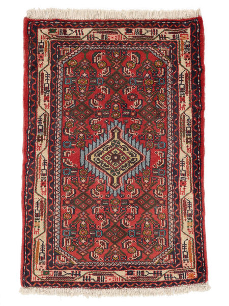  Persian Asadabad Rug 59X88 Dark Red/Black Carpetvista