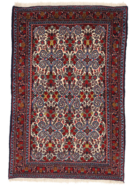  Orientalsk Bidjar Teppe 110X165 Svart/Mørk Rød Ull, Persia/Iran Carpetvista