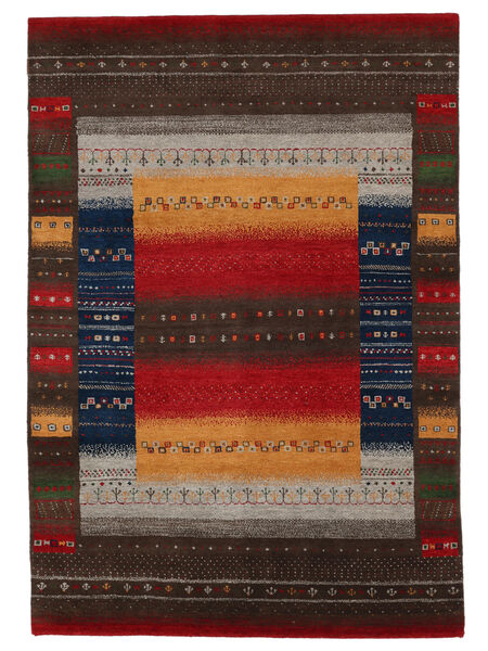  Gabbeh Loribaft Rug 169X243 Black/Brown Carpetvista