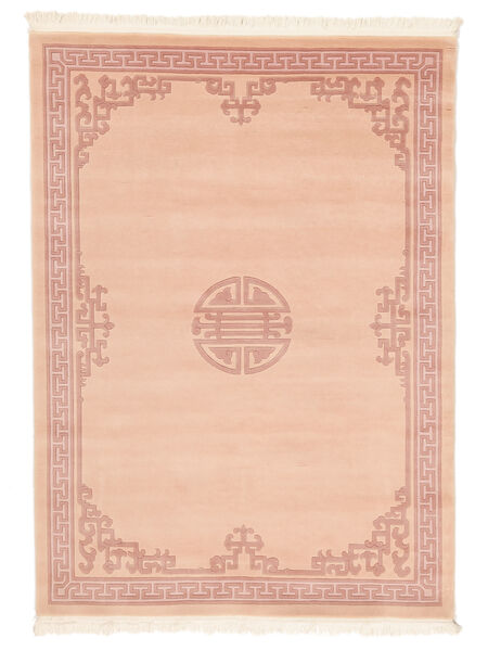  Oriental China 90 Line Rug 165X230 Orange/Beige Wool, China Carpetvista