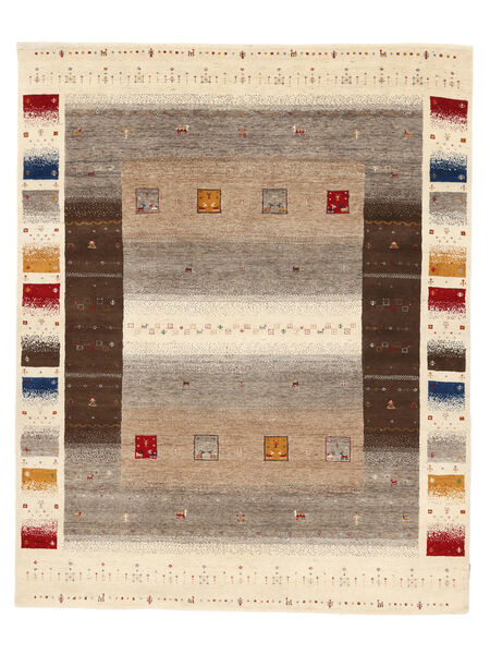 202X252 Gabbeh Loribaft Matta Modern Brun/Orange (Ull, Indien) Carpetvista