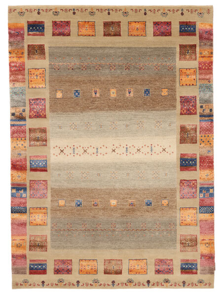 Gabbeh Loribaft Rug 173X242 Orange/Brown Wool, India Carpetvista