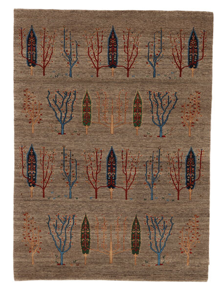 175X241 Gabbeh Loribaft Teppe Moderne Brun/Svart (Ull, India) Carpetvista