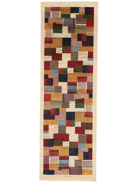  Gabbeh Loribaft Rug 79X248 Brown/Beige Carpetvista