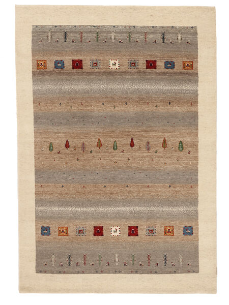 169X244 Gabbeh Loribaft Vloerkleed Modern Bruin/Beige (Wol, India) Carpetvista