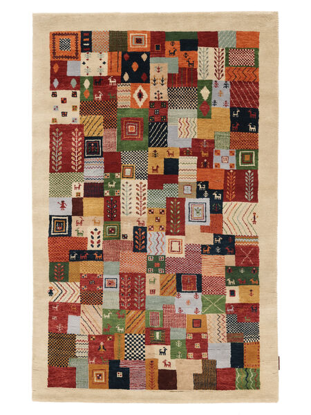  ギャッベ Loribaft 絨毯 117X184 ウール ダークレッド/オレンジ 小 Carpetvista