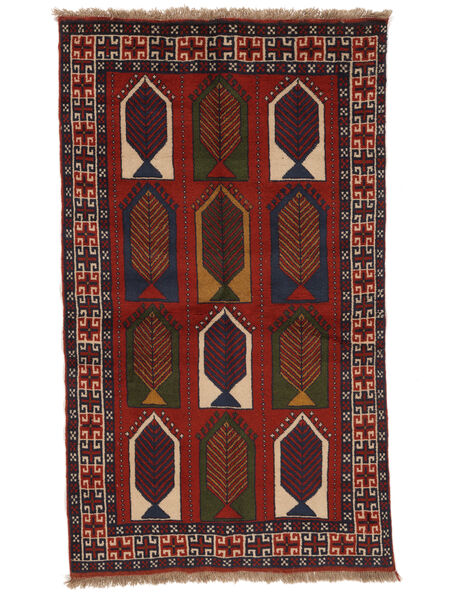  Orientalischer Kurdi Ghuchan Teppich 110X190 Schwarz/Dunkelrot Wolle, Persien/Iran Carpetvista