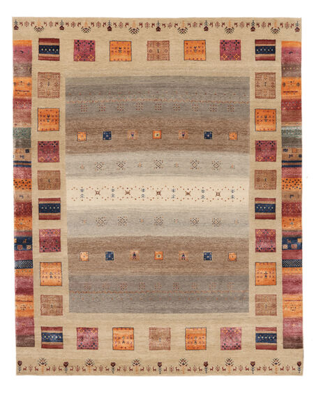  246X305 Gabbeh Loribaft Teppich Braun/Orange Indien Carpetvista