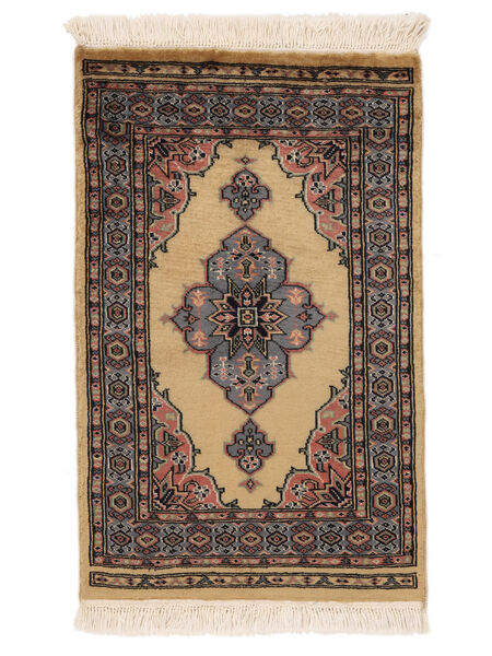 61X97 Dywan Orientalny Pakistański Bucharski 3Ply Brunatny/Czarny (Wełna, Pakistan ) Carpetvista