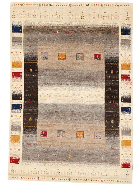 Gabbeh Loribaft Rug 142X208 Brown/Orange Wool, India Carpetvista