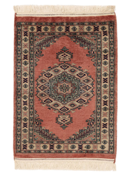  62X86 Medallion Small Pakistan Bokhara 3Ply Rug Wool, Carpetvista