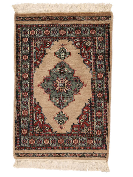 64X98 Pakistan Bokhara 3Ply Matta Orientalisk Svart/Brun (Ull, Pakistan) Carpetvista