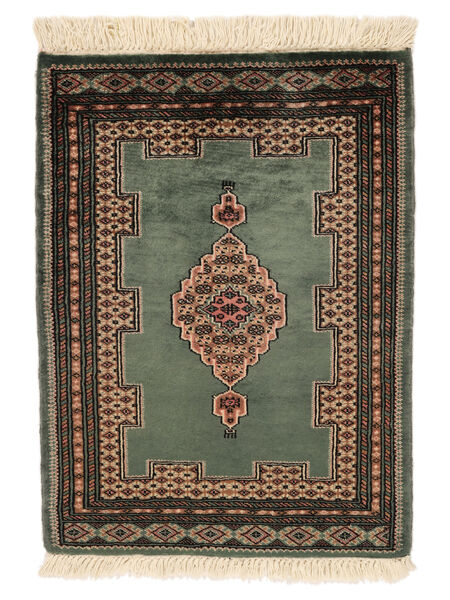  Pakistan Bokhara 3Ply Tæppe 65X88 Sort/Brun Carpetvista