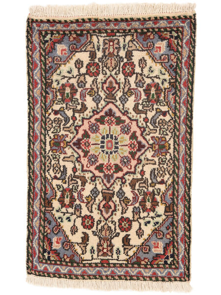 Tappeto Hamadan 52X82 Marrone/Rosso Scuro (Lana, Persia/Iran)