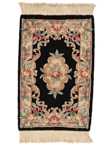  Oriental China 90 Line Rug 60X90 Brown/Black Wool, China Carpetvista