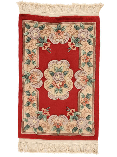 60X90 Tappeto Cinesi 90 Line Orientale Marrone/Rosso Scuro (Lana, Cina) Carpetvista