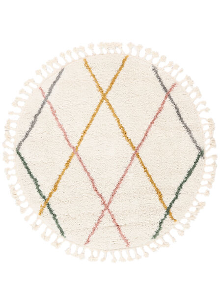 Corinna Kids Rug Ø 150 Small White/Multicolor Round