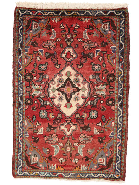  Hamadan Rug 62X92 Persian Wool Dark Red/Brown Small Carpetvista