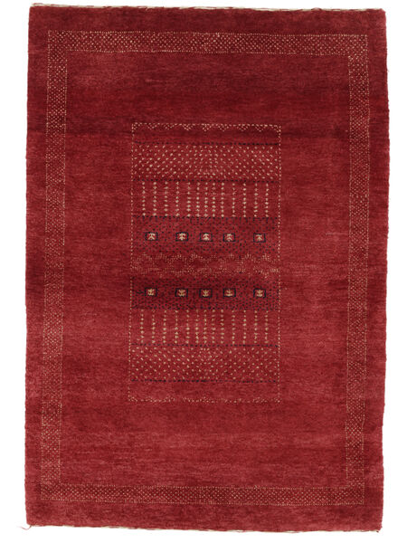  Gabbeh Loribaft Rug 89X128 Dark Red/Black Carpetvista