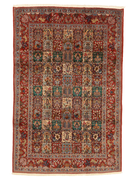 195X300 Moud Sherkat Farsh Rug Oriental Dark Red/Brown (Wool, Persia/Iran) Carpetvista