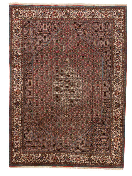 247X340 Alfombra Bidjar Zandjan Oriental Marrón/Negro (Lana, Persia/Irán) Carpetvista