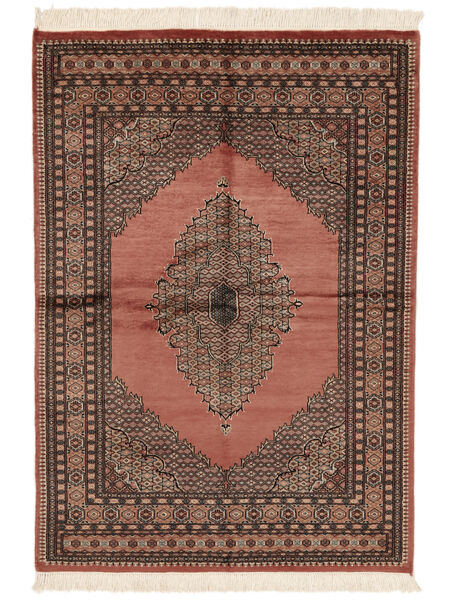  Pakistan Bokhara 3Ply Tepih 141X199 Vuneni Braon/Crna Mali Sag Carpetvista