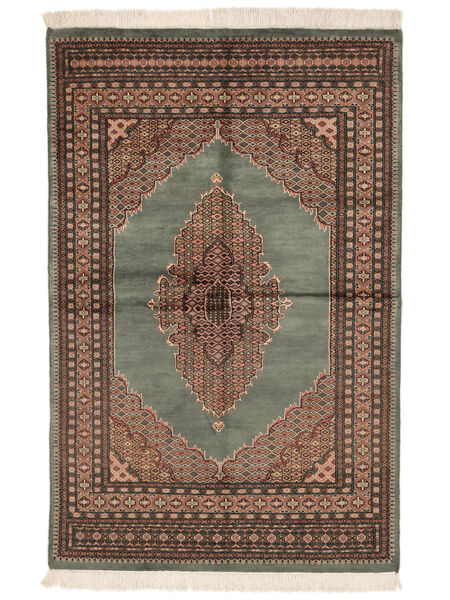 140X203 Dywan Pakistański Bucharski 3Ply Orientalny Brunatny/Czarny (Wełna, Pakistan ) Carpetvista