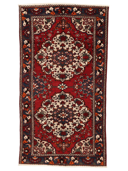  Bakhtiari Rug 160X293 Persian Wool Black/Dark Red Carpetvista