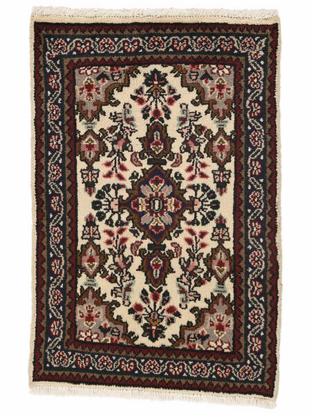  Persisk Hamadan Teppe 60X90 Svart/Brun Carpetvista