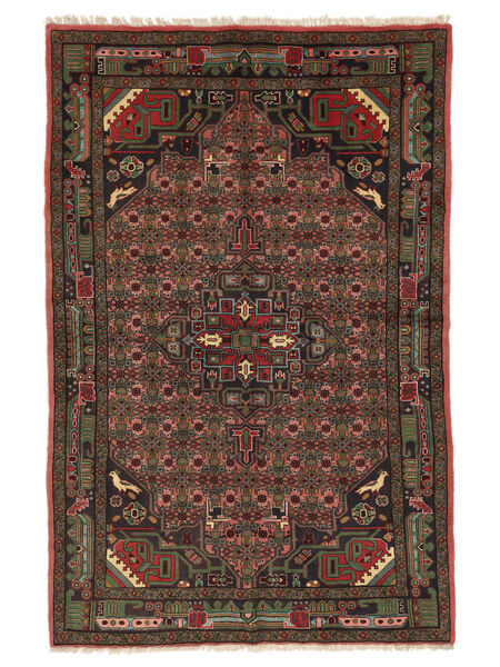  150X230 Koliai Rug Black/Dark Red Persia/Iran Carpetvista