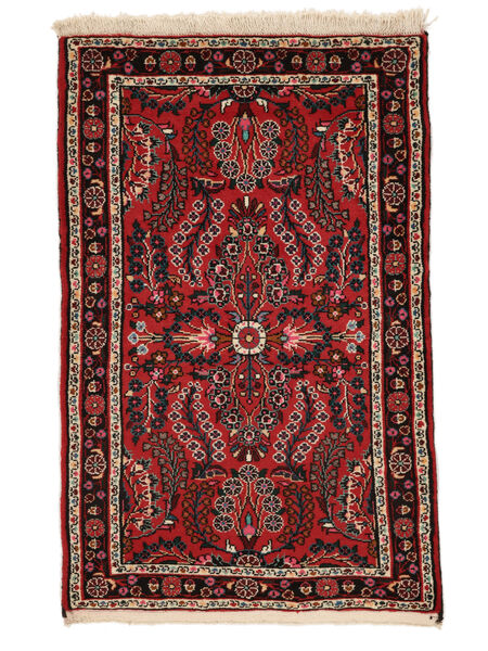  81X128 Lillian Covor Negru/Dark Red Persia/Iran
 Carpetvista