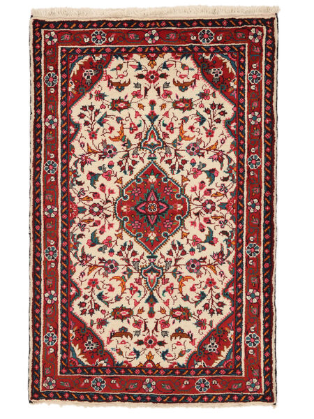  80X125 Sarough Teppe Mørk Rød/Svart Persia/Iran Carpetvista