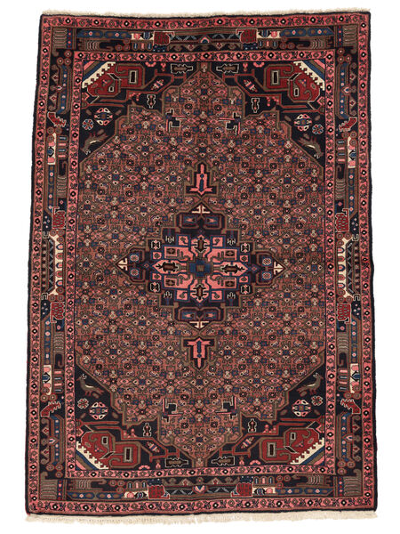  165X235 Koliai Rug Black/Dark Red Persia/Iran Carpetvista