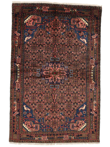  154X237 Koliai Covor Negru/Dark Red Persia/Iran
 Carpetvista