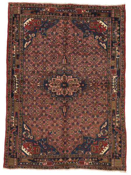  159X220 Koliai Rug Black/Dark Red Persia/Iran Carpetvista