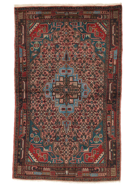 149X245 Alfombra Oriental Koliai Negro/Rojo Oscuro (Lana, Persia/Irán) Carpetvista