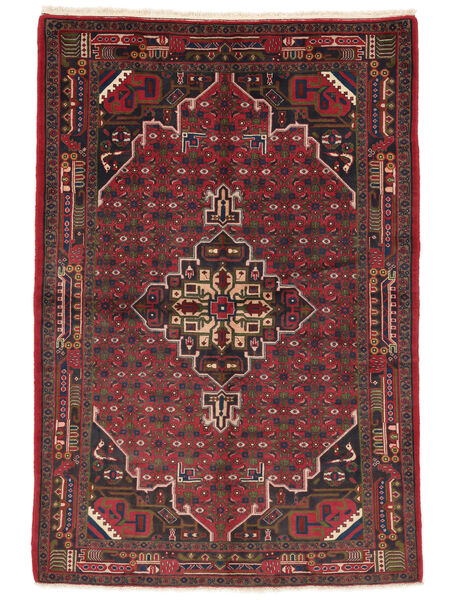  Koliai Covor 157X213 Persan Lână Negru/Dark Red Mic Carpetvista