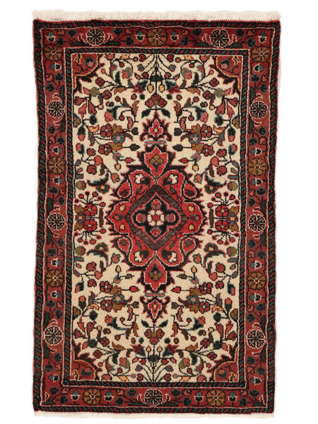  Perzisch Sarough Fine Vloerkleed 75X125 Zwart/Donkerrood (Wol, Perzië/Iran)