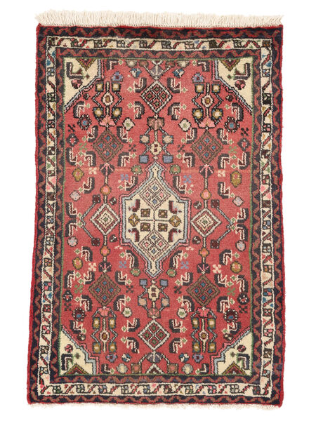  Persian Hamadan Rug 60X90 Dark Red/Black Carpetvista